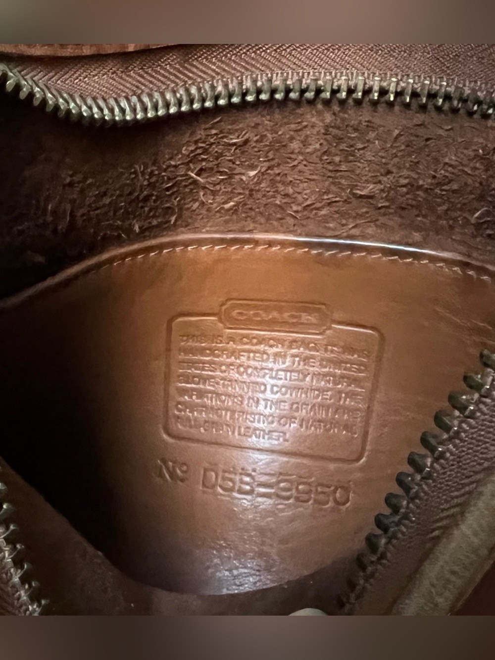 Vintage COACH Janice Legacy Leather Crossbody Shoulder Bag Brown British Tan USA - Picture 12 of 14
